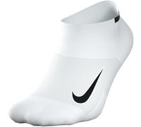 Nike Chaussettes de running Multiplier No-Show - Pack de 2 Blanc/Noir Taille 34-38