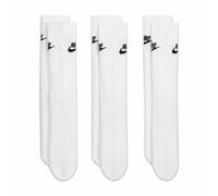 Nike Chaussettes Everyday Essential Crew Lot de 3 Unisexe Blanc Taille 34-38