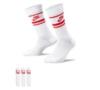 Nike Chaussettes Everyday Essential – rouge vif/blanc – Taille 43-45