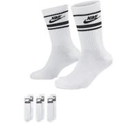 Nike Sportswear Everyday Essential Chaussettes De Tennis Pack De 3 , Couleur: blanc , Taille: 38-42