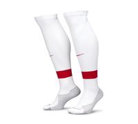 Nike U NK Strike Kh-Wc22 Team Chaussettes, Blanc/Rouge University, L Mixte