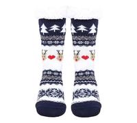 Chaussettes Noel Femme Chaussettes Pilou Pilou Noel, Chaussette Unisexe Cadeau pour Amis Ou Festival Socks Fantaisie De Mode Classique À Motifs Drôles Confortable Et Respirant Multicolore 39-46