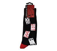 Chaussettes Noire Cartes à Jouer