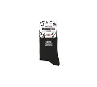Generique – Chaussettes pour homme Casse Couille – Noires