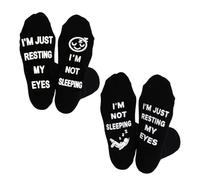 Chaussettes noires pour hommes, 2 paires de chaussettes pour hommes drôles chaussettes de mode avec des motifs nouveauté chaussettes pour hommes, chaussettes unisexes en coton mollet, cadeau pour