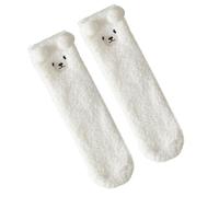 Chaussettes Nounours Mignonnes Chaussettes Ours Dessin Polaire Doudou
