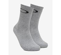 Chaussettes Oakley Ellipse Crew gris noir - M