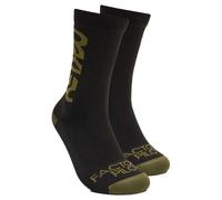 Chaussettes OAKLEY FACTORY PILOT MTB SOCKS (BLACK/NEW DARK BRUSH) 35-38