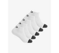Chaussettes Oakley invisibles blanc noir (5 paires) - M