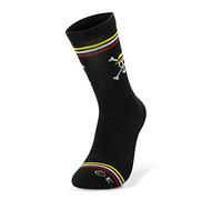 Chaussettes One Piece Skull Taille unique (38-43) Noires, 70% coton, 27% polyester, 3% élasthanne.