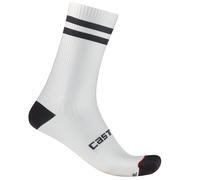 Castelli Chaussettes Originale 18 blanc/noir XXL