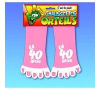chaussettes orteils 40 ans rose - CD4959+40 Rose G