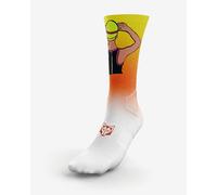 Chaussettes Otso Time to tri orange pur jaune femme - XS-S