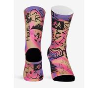Chaussettes Pacific & Co Hike rose lilas noir 1 paire - L-XL