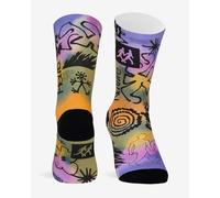 Chaussettes Pacific & Co Hike vert lilas noir 1 paire - S-M