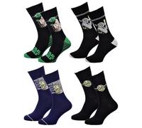Chaussettes Pack Cadeaux Homme Licence Pack 4 Paires Yoda24
