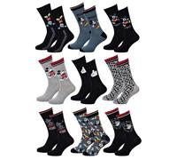 Chaussettes Pack Cadeaux Homme Mickey Pack 9 Paires Mick24
