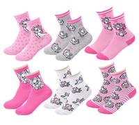 Chaussettes Pack Fille Disney Classic Pack De 6 Paires 1087 Aristochats