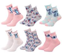 Chaussettes Pack Fille DISNEY LILO ET STITCH- 6 Paires CHILD A- 36/39