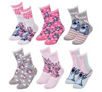 Chaussettes Pack Fille DISNEY LILO ET STITCH- 6 Paires CHILD B- 27/30