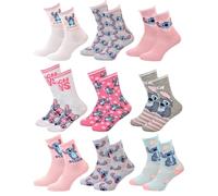 Chaussettes Pack Fille DISNEY LILO ET STITCH- 9 Paires CHILD- 36/39