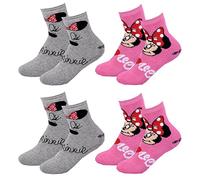 Chaussettes Pack Fille DISNEY MINNIE - Pack de 4 Paires BOUCLETTE 0652-19/22