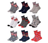 Chaussettes Pack Garçon Disney Cars Pack De 9 Paires Chaussettes Surprise