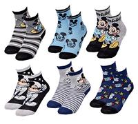 Chaussettes Pack Garçon DISNEY MICKEY MOUSE - Pack de 6 Paires 0487-19/22