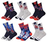 Chaussettes Pack Garçon Disney Spiderman Pack De 6 Paires 0243