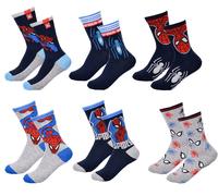 Chaussettes Pack Garçon Disney Spiderman Pack De 6 Paires 4787