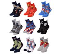 Chaussettes Pack Garçon Marvel Avengers Pack De 9 Paires Chaussettes Surprise