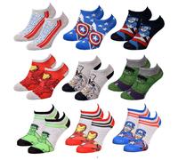 Chaussettes Pack Garçon Marvel Avengers Pack De 9 Paires Sneaker Surprise