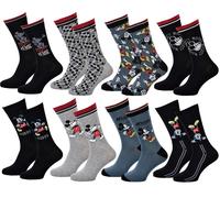 Chaussettes Pack Homme Disney Mickey Mouse Pack 8 Paires Mick24
