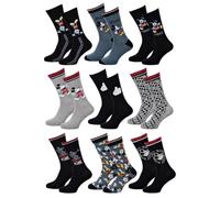 Chaussettes Pack Homme DISNEY MICKEY MOUSE- Pack 9 Paires MICK24-39/42