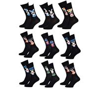 Chaussettes Pack Homme Lapins Cretins Pack De 9 Paires Chaussettes Surprise