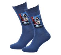 OZABI Chaussettes Pack Homme MARVEL AVENGERS - CAPTAIN24A- 43/46
