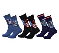 Chaussettes Pack Homme Marvel Avengers Pack 3 Paires Captain24