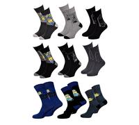 Chaussettes Pack Homme Minions Pack De 9 Paires Chaussettes Surprise