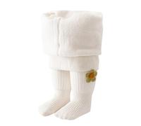 Chaussettes Paillettes Enfant Fille Fantaisie Garcon Confortable Personnage Écoliers Douces Cheville Sportsocken Collants Chauds en Polaire Bébé Nœud Décoratif Bas Épais et Confortables Tricot Serré