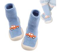 Chaussettes Pantoufle antidérapantes Chaussons Bébé Chaussures Premier Pas Bébé Chaussettes avec Semelle en Caoutchouc Antidérapante Pour Garçons Et Filles 0-36 mois