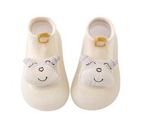 Chaussettes Pantoufle Chaussons Bébé Respirant avec Semelle Caoutchouc Chaussures D'intérieur Jeunes Enfants pour Apprendre à Marcher Bottes Chaud Premiers Pas Antidérapant