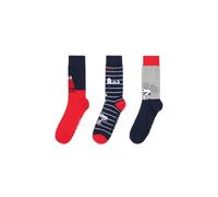 Chaussettes Peanuts Snoopy Classic (x3) Bleu TU