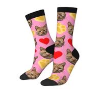 Chaussettes Personnalisable - Ajoutez Avec Photo Texte Image Logo - PersonnaliséE Chaussette & Socks Drole Pour Homme & Femme - Personnalisé Cadeau Unique Pour NoëL, Papa, Maman Et Plus