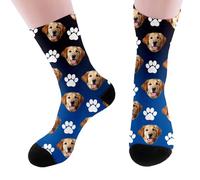 Chaussettes Personnalisées avec Photo et Texte Chaussette Familiale personnalisé Cadeaux Personnalisés de Saint-Valentin pour petit ami Grande Taille Cadeaux Personnalisés Pour Femmes Hommes Cadeau