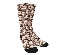 Chaussettes personnalisées Photo - Femme Homme - avec visage - Montez votre photo Nous faisons le travail ! - Chaussettes amusantes pour homme et femme unisexe - avec photos