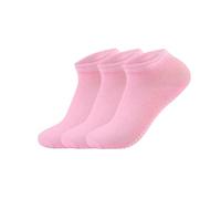 Chaussettes Pilates Femme 3 paires de chaussettes de Yoga for femmes, poignées antidérapantes, sangles, chaussettes en coton, Pilates, Barre Pure, danse de Ballet, pieds nus, entraînement(Bofu-5)