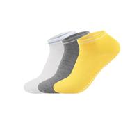 Chaussettes Pilates Femme 3 paires de chaussettes de Yoga for femmes, poignées antidérapantes, sangles, chaussettes en coton, Pilates, Barre Pure, danse de Ballet, pieds nus, entraînement(Bofu-24)