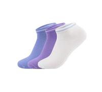 Chaussettes Pilates Femme 3 paires de chaussettes de Yoga for femmes, poignées antidérapantes, sangles, chaussettes en coton, Pilates, Barre Pure, danse de Ballet, pieds nus, entraînement(Bofu-9)