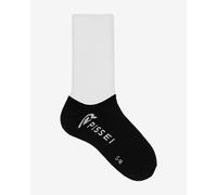 Chaussettes Pissei Prima Pelle blanc noir - L-XL