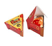 Chaussettes Pizza Boite Homme Femme-Chaussettes Humour Fantaisie Humoristique Rigolote pour Papa Ado Garçon- Cadeau Original Drole Utile Insolite Anniversaire Idee Cadeau Noel Saint Valentin Pâques